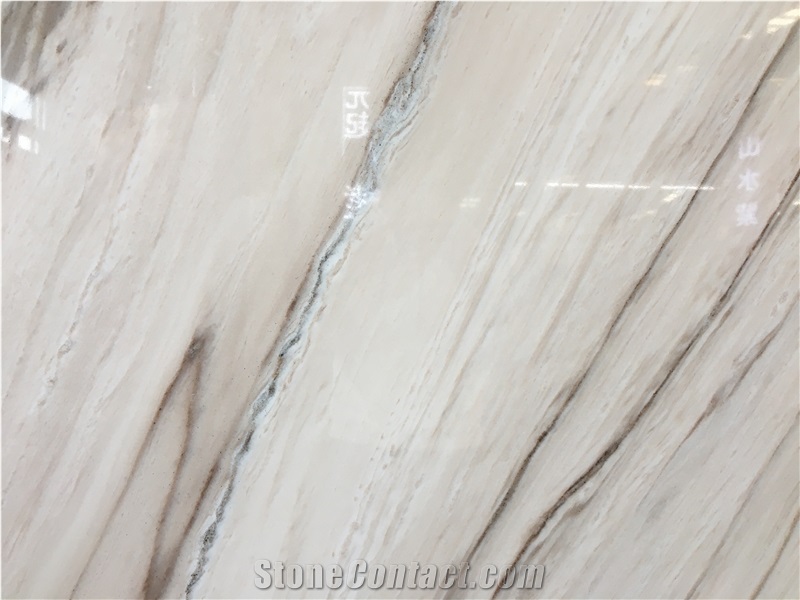 Italy White Palissandro Chiaro Light Wood Classico Marble
