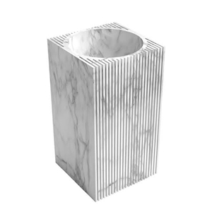 Marble Stone Sink,Bathroom Wash Basin,Pedestal Basin