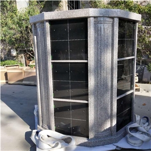 Natural Stone Granite Cremation Niche Mausoleum Columbarium