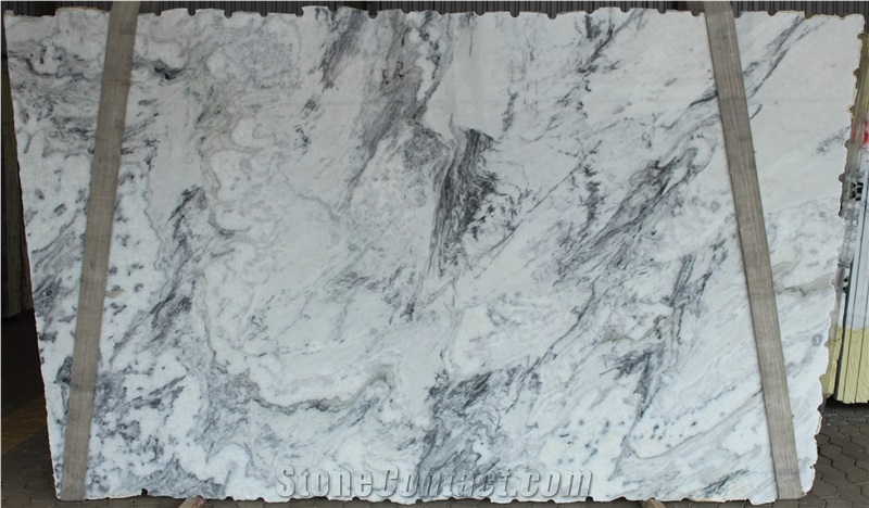 Mont Blank-Shadow White Marble Slabs