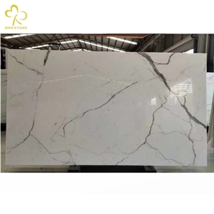 Glass Stone Factory With Calacatta White Nano Glass Stone