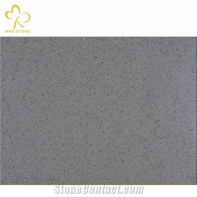 Sparkling Quartz Stone Customized Stone Engineered Surfaces