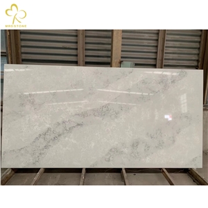 Various Style Calacatta White Quartz Slab Quartz Stone