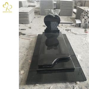Absolute Black Angel Monument Gravestone