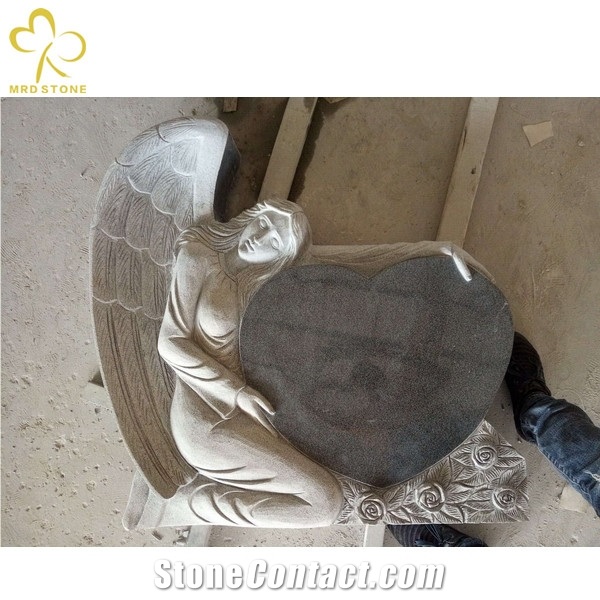 Angel Heart G603 G654 Granite Monument Headstone