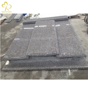 Granite G664 Double Tombstones For Poland Market