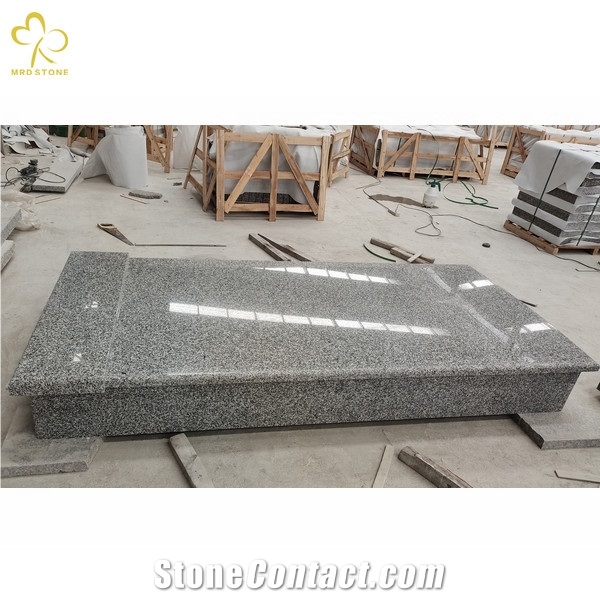 New G623 Grey Granite Tombstone