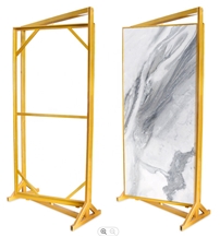 Metal Floor Slab Display Stand Rack