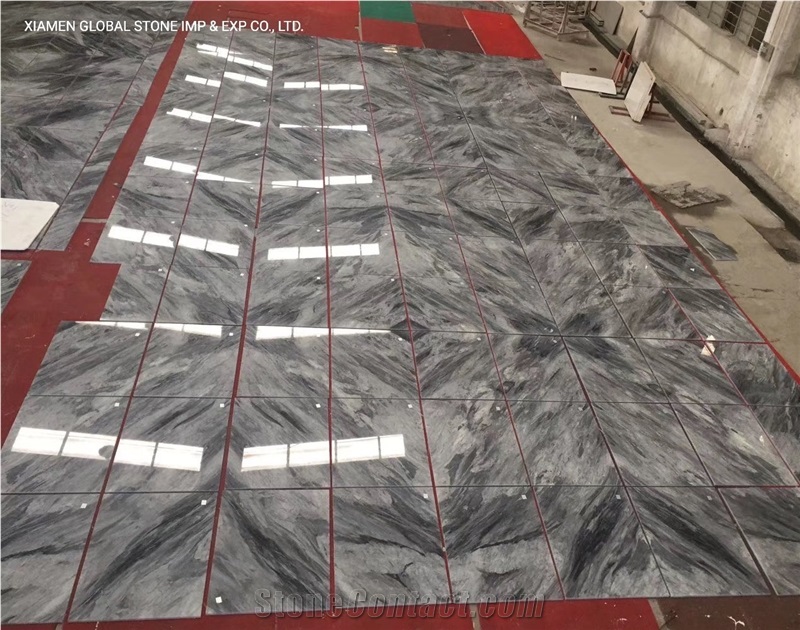 Polished Abbott Grey Abba Ash Marble Floor/Wall Tiles