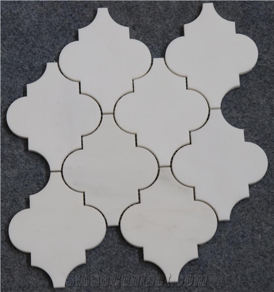 White Marble Mosaic;Mosaic Tile Backsplash;Pattern Mosaic