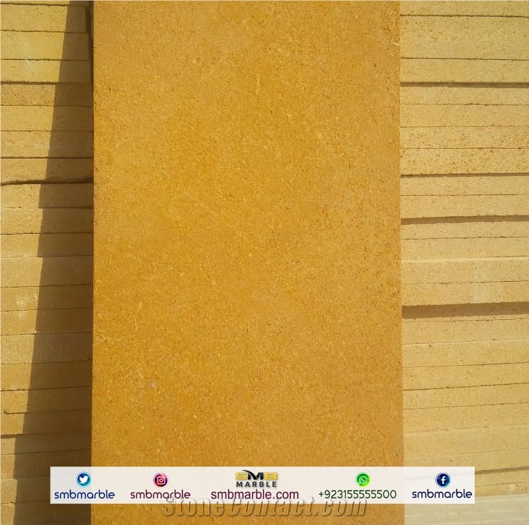 Pakistani Top Quality Natural Yellow Sandstone Slabs&Tiles