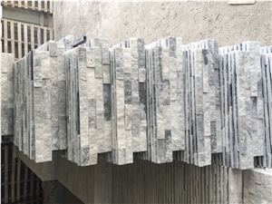 Cloudy Grey Marble Stone Veneer