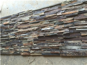 Multicolor Slate Veneer Wall Cladding Panels