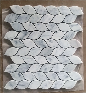 Mosaic Tile Leaf Shape Wall Tiles Backsplash
