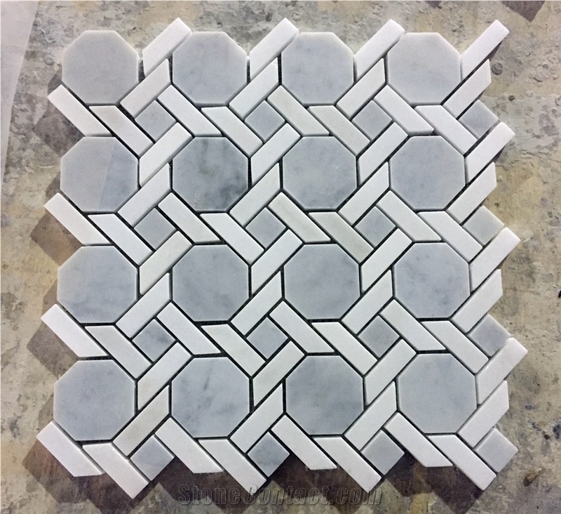 Mosaic Tile Leaf Shape Wall Tiles Backsplash