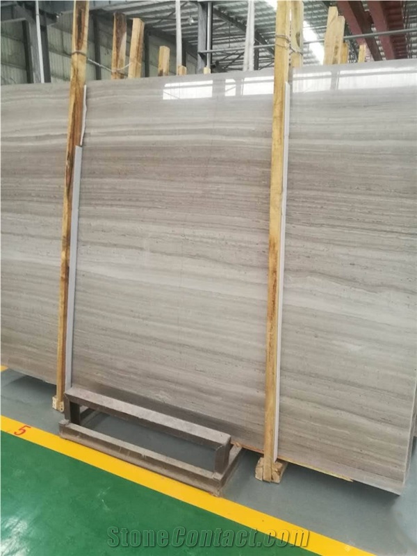 Grey Wood Grain China Marble Slabs