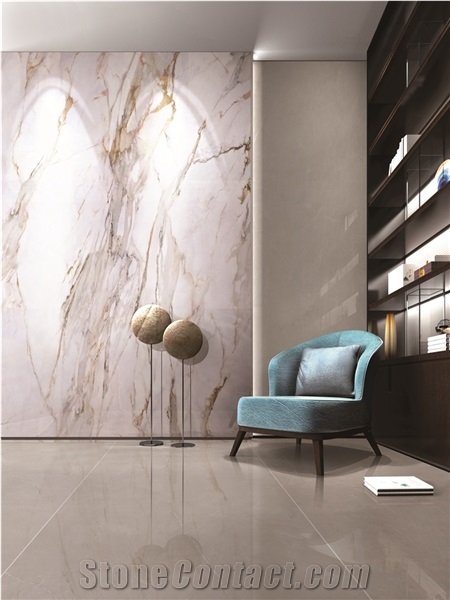 Calacatta Gold Large Format Porcelain Background Wall Tile