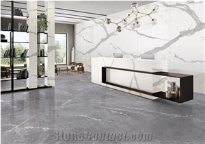 White Wall Tile Cladding Large Format Porcelain Tile