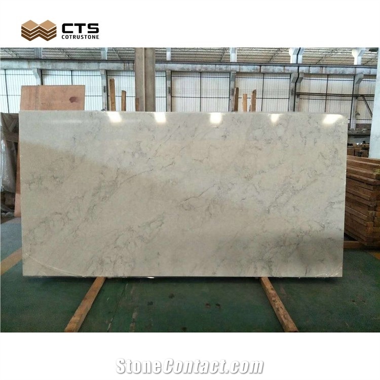 Calacatta White Artificial Polished Sintered Stone Slabs