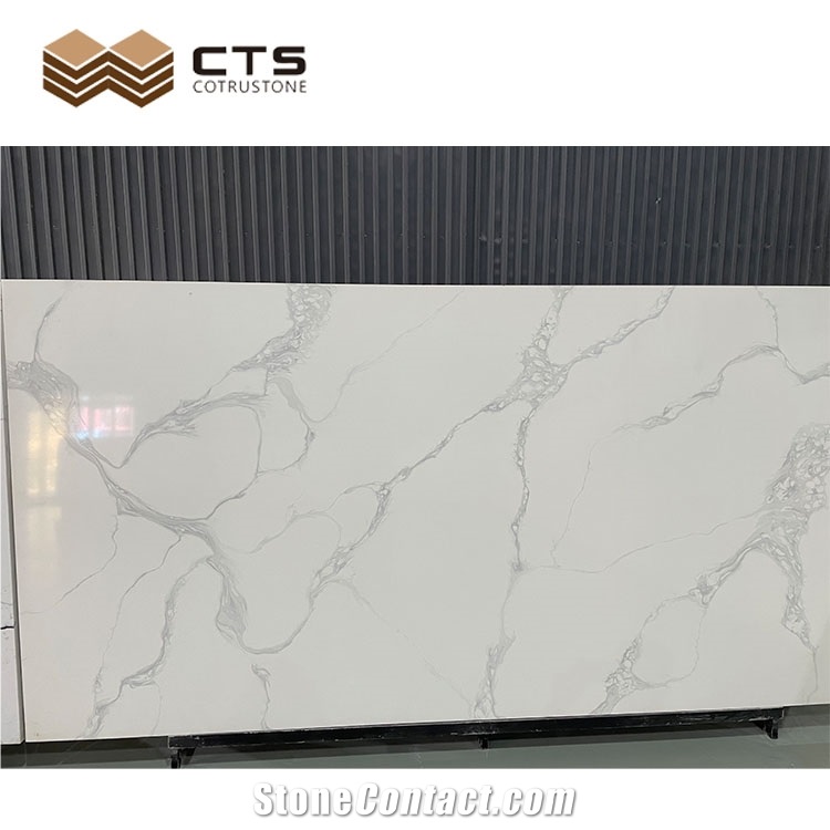 Custom Quartz Environmental TV Backdrop Wall Floor Slabs