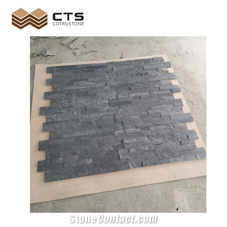 Black Slate Veneer Sheet Custom Cheap Wholesale Wall