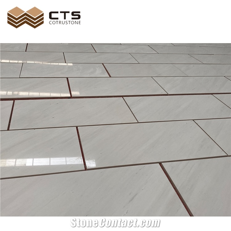 Clean With Light Veins Polaris Sivec White Marble Tiles