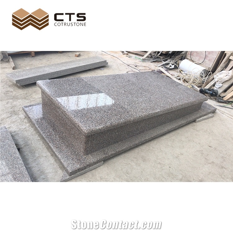Custom G664 Polished Tombstone Factory Direct Cheap Cemetery
