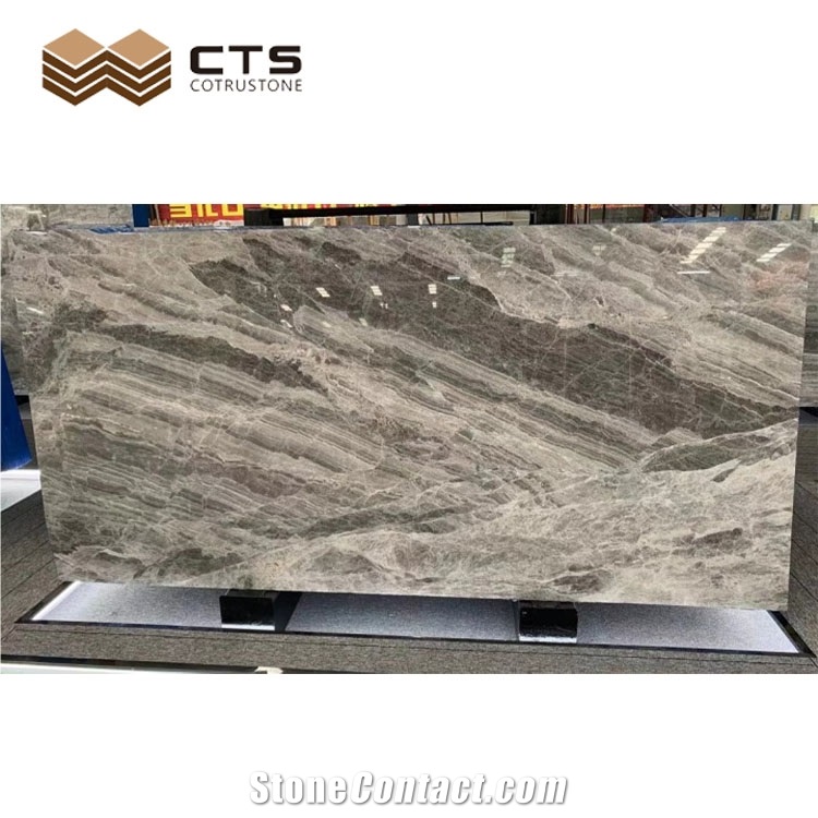 Fancy Pattern Nature Stone Marble Slab For Living Room Floor