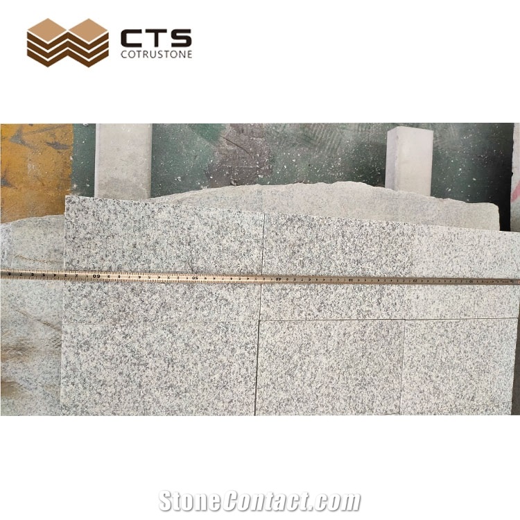 G603 China Product Granite Flamed Cube Outdoor Decor