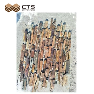 Gold Slate Wholesale Cheap Culture Stone Loose Veneer Stone