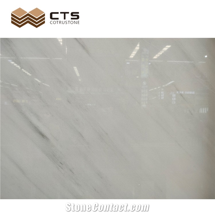 Good Price Victoria White Marble Tiles For TV Backdrop Wall