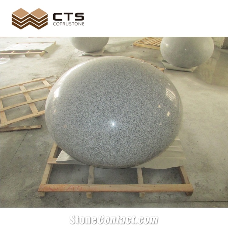Granite Ball Polished Walkway Barricades Street Bollard