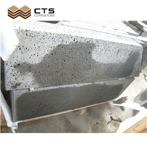 Heilongjiang Porous Grey Spot Basalt Volcanic Rock Tiles