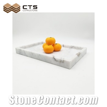Marble Finished Product Tray House Decoration Design
