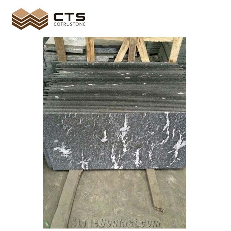New Direct Supply Factory Black River Jet Mist Granite Tiles