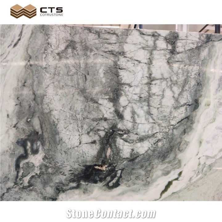 New Ice Green Marble Fancy Color Home Interior Floor Wall