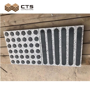 Outdoor Blind Granite Stone Pavement