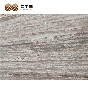 Silver Travertine High Quality Custom Interior Design Wall