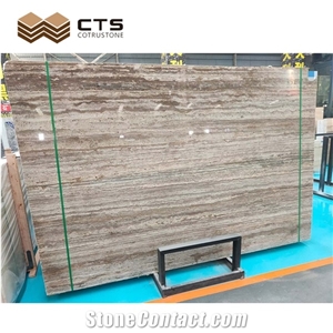 Super Quality Light Silver Travertine Indoor Floor Decor