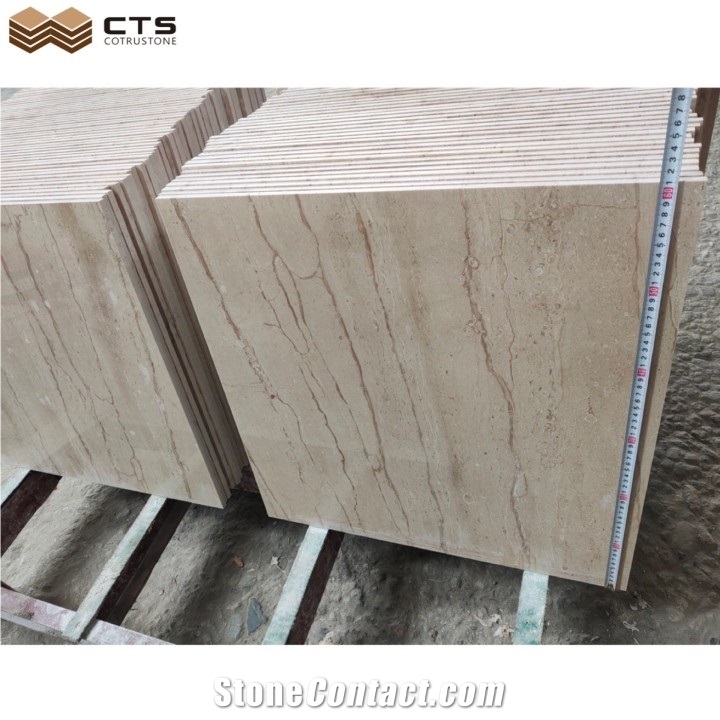 Tinuo Beige Marble Natural Stone Slab Thin Tiles Floor Wall