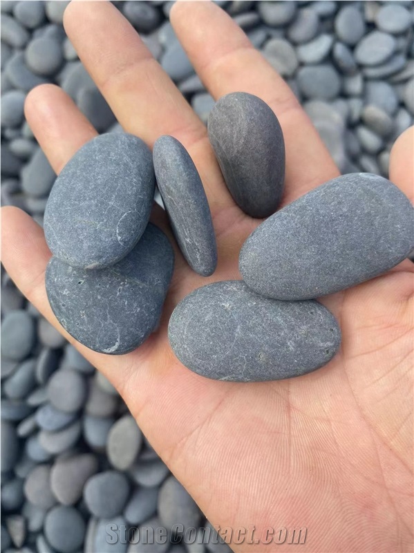 Grey River Pebbles Water Washed For Garden