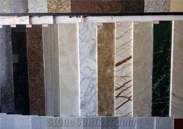Different types of stone panels can be drilled by this machine.
