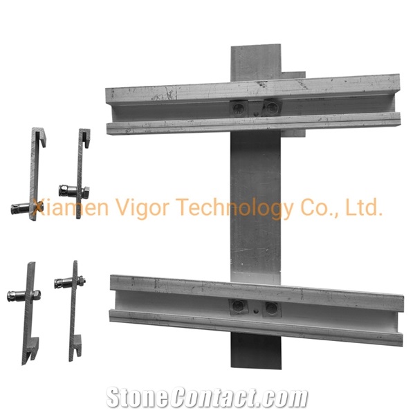Aluminium Fixing System For Stone Wall Cladding Projects