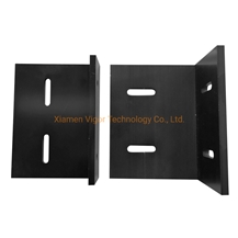 Black Anodizing Aluminium Bracket For Wall Cladding Facade