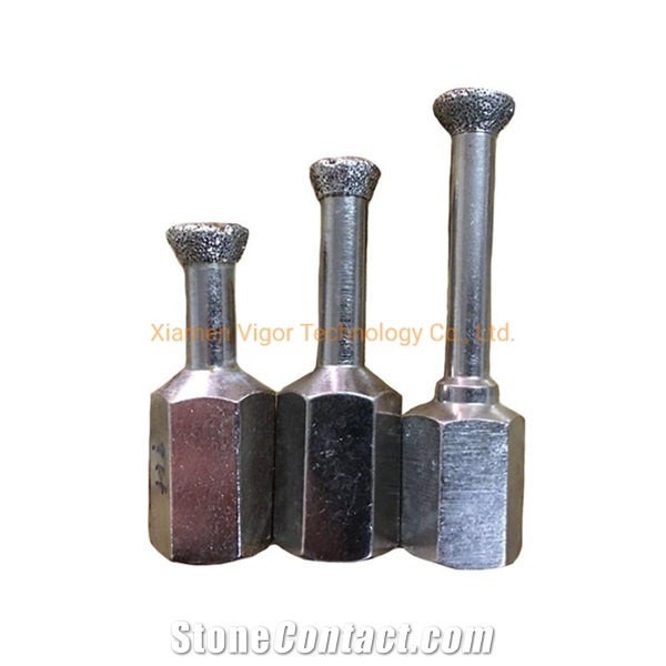 Electroplated Anchor Bit For Undercut Hole In Wall Cladding
