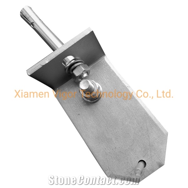 Stainless Steel Plate Granite Wall Cladding Pin Fixing