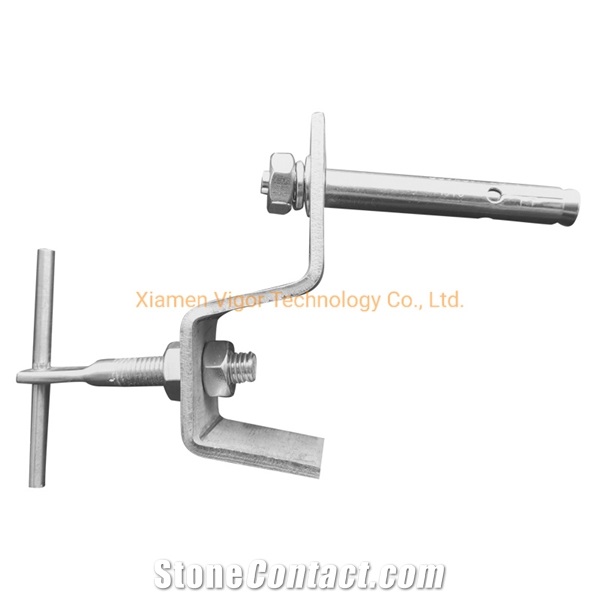 Z Stone Fixing Anchor Bracket For Facade Cladding System