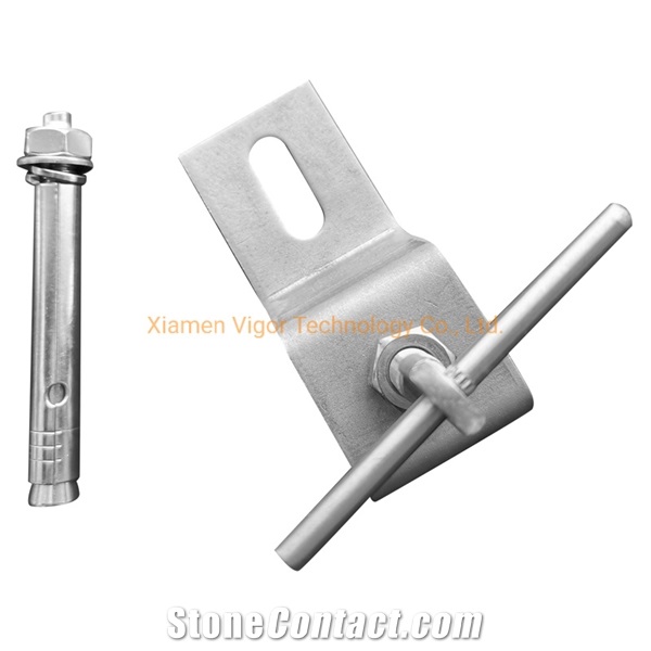 Z Stone Fixing Anchor Bracket For Facade Cladding System