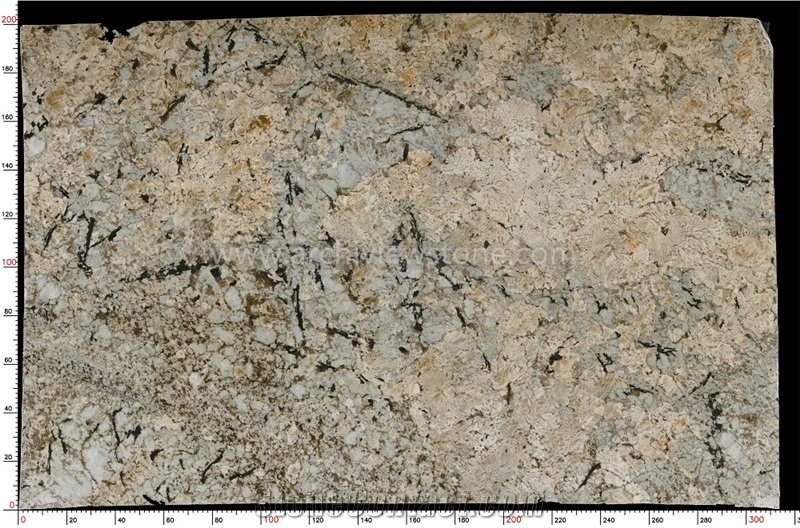 Polished Snow White Mountain Granite Slabs