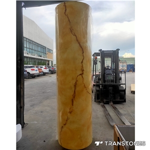 Carving Onyx Columns Alabaster Marble Price From Transtones